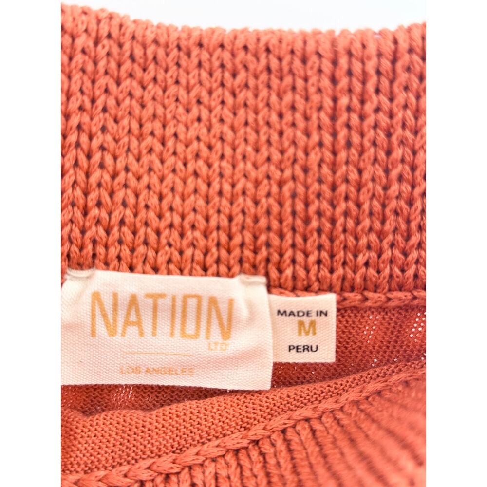 Nation LTD Crochet Set; Adriana Tank Top & Driana Midi Skirt Ginger Women Medium - Picture 8 of 9